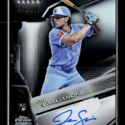 2026 Topps Chrome Black Jac Caglianone #CBA-CAG 176/199 RC Auto