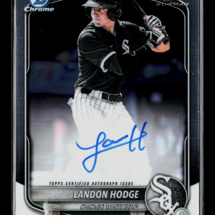 2025 Bowman Chrome Landon Hodge #CPA-LHO Auto