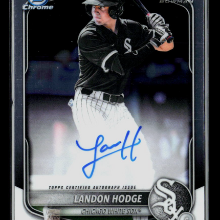 2025 Bowman Chrome Landon Hodge #CPA-LHO Auto
