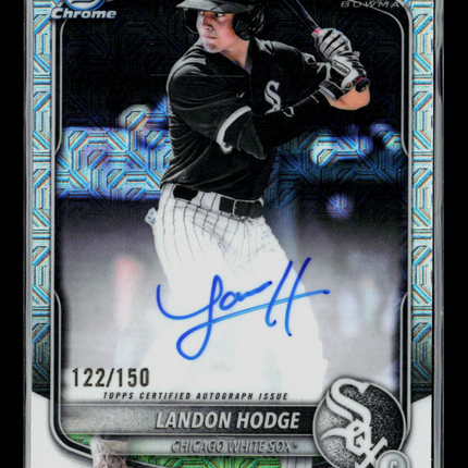 2025 Bowman Chrome Landon Hodge #CPA-LHO Mojo Refractor 122/150 Auto