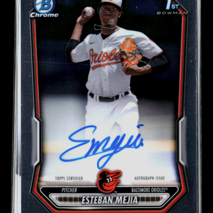 2024 Bowman Chrome Esteban Mejia Auto