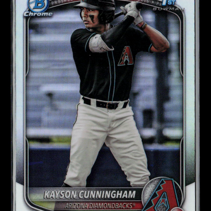2025 Bowman Chrome Draft Kayson Cunningham #BDC-84 Refractor 1st Bowman