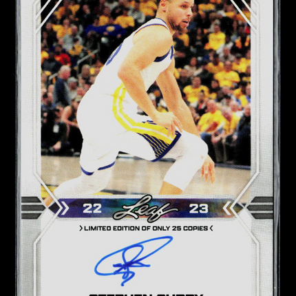 2022 Leaf Stephen Curry #BA-SC1 Auto