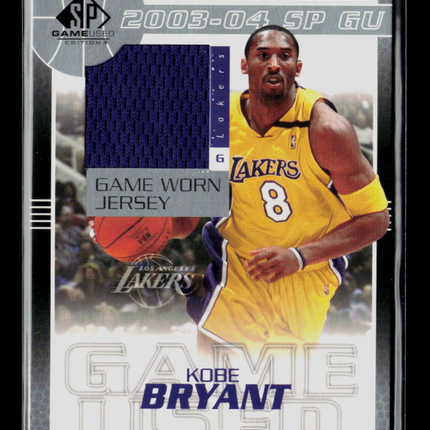2003 Upper Deck SP Game Used Kobe Bryant #KB-J Game-Used Jersey