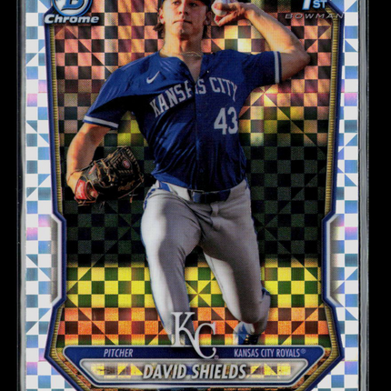 2025 Bowman Chrome David Shields #BCP-11 X Refractor