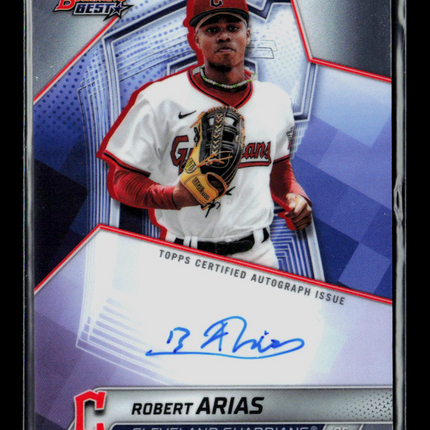 2025 Bowman's Best Robert Arias #B25-RA Auto