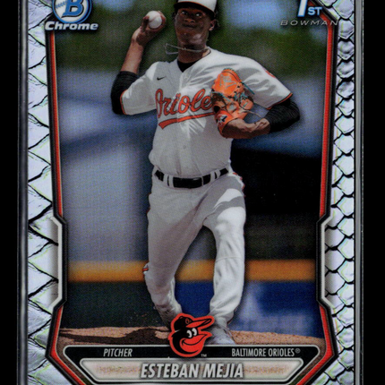 2025 Bowman Chrome Mega Box Esteban Mejia #BCP-79 Mojo Refractor