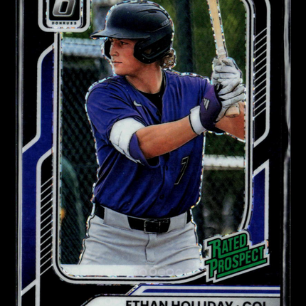 2026 Panini Donruss Optic Baseball Ethan Holliday #159 Rated Prospect
