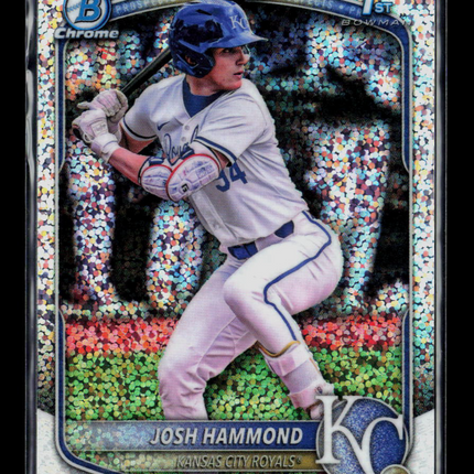 2025 Bowman Draft Chrome Josh Hammond #BDC-185 Speckle Refractor