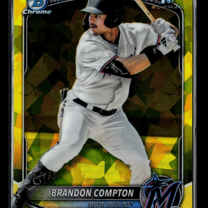 2025 Bowman Chrome Brandon Compton #BDC-64 Yellow Sapphire /75