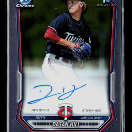 2026 Bowman Chrome Dasan Hill #CPA-DH Auto