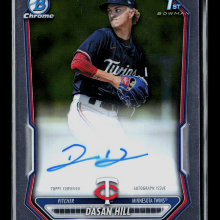 2024 Bowman Chrome Dasan Hill #CPA-DH Auto