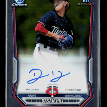 2026 Bowman Chrome Dasan Hill #CPA-DH Auto
