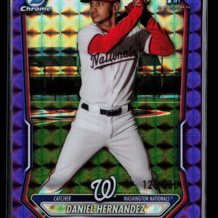 2026 Bowman Chrome Daniel Hernandez #BCP-97 Purple Geometric Refractor 129/250