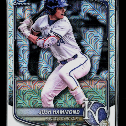 2025 Bowman Draft Chrome Josh Hammond #BDC-185 Mega Box Mojo Refractor