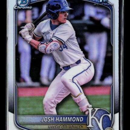 2025 Bowman Draft Chrome Josh Hammond #BDC-185 Refractor 1st Bowman