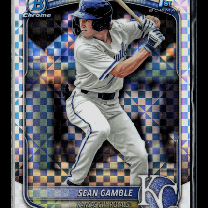 2025 Bowman Draft Chrome Sean Gamble #BDC-178 X-fractor