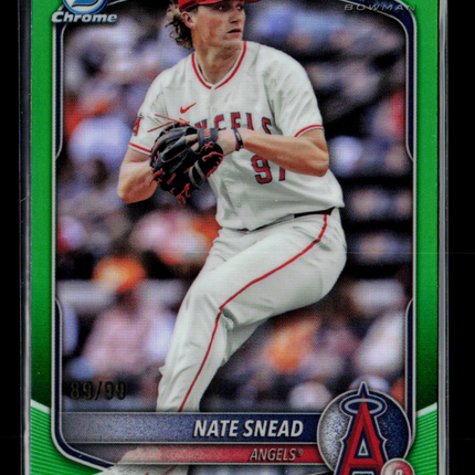 2025 Bowman Chrome Nate Snead #BDC-38 Green Refractor 89/99