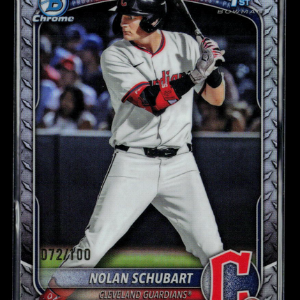 2024 Bowman Draft Chrome Nolan Schubart #BDC-192 072/100