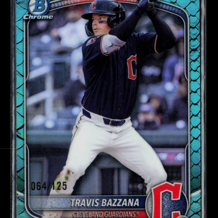 2025 Bowman Chrome Draft Travis Bazzana #BDC-49 Aqua 064/125