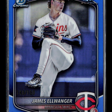 2025 Bowman Draft Chrome James Ellwanger #BDC-164 Blue Refractor 148/150