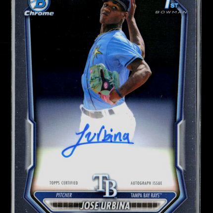 2026 Bowman Chrome Jose Urbina #CPA-JU Auto