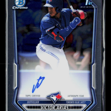 2026 Bowman Chrome Victor Arias #CPA-VA Auto