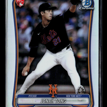 2026 Bowman Chrome Jonah Tong #65 Red RC