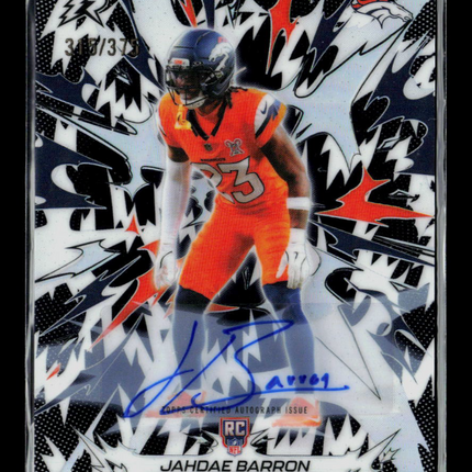 2026 Topps Rip Jahdae Barron #127 RC Auto /375
