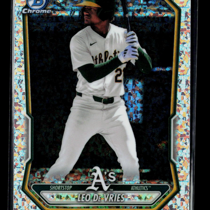 2026 Bowman Chrome Leo De Vries #BCP-63 Mini Diamond