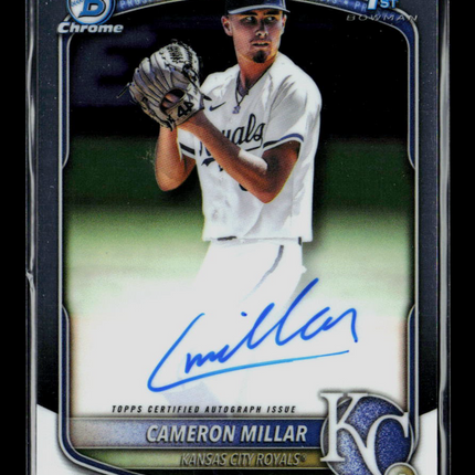 2025 Bowman Chrome Cameron Millar #CPA-CMI Auto