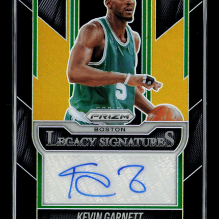 2026 Panini Prizm Legacy Signatures Kevin Garnett #LS-KGA 2/5 Auto Black Gold