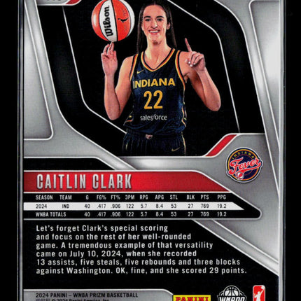 2024 Panini Prizm Silver Caitlin Clark #145 RC