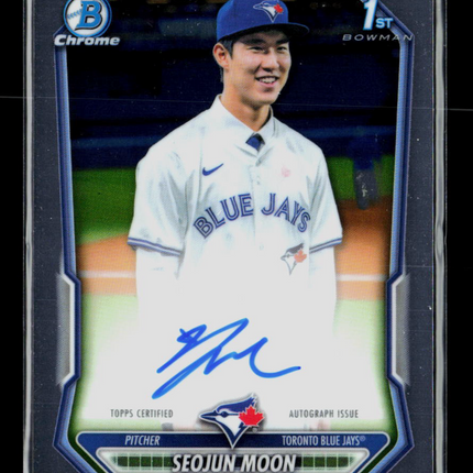 2020 Bowman Chrome Seojun Moon #CPA-MS Autograph 1st Bowman Auto
