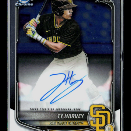 2025 Bowman Chrome Ty Harvey #CPA-TH Auto