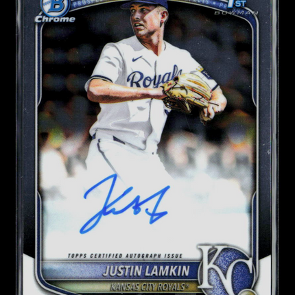 2025 Bowman Chrome Justin Lamkin #CPA-JLA Auto