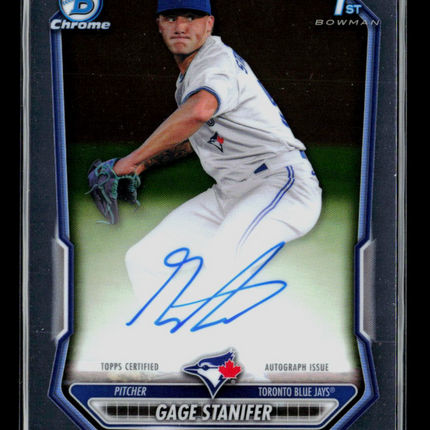 2025 Bowman Chrome Gage Stanifer #CPA-GS Auto