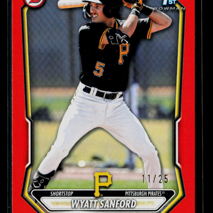 2024 Bowman Wyatt Sanford #BP-66 Orange 11/25