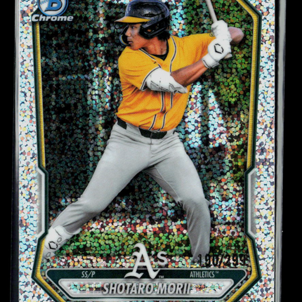 2026 Bowman Chrome Shotaro Morii #BCP-48 Speckle Refractor /299