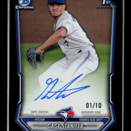 2025 Bowman Chrome Gage Stanifer #CPA-GS 01/10 Auto