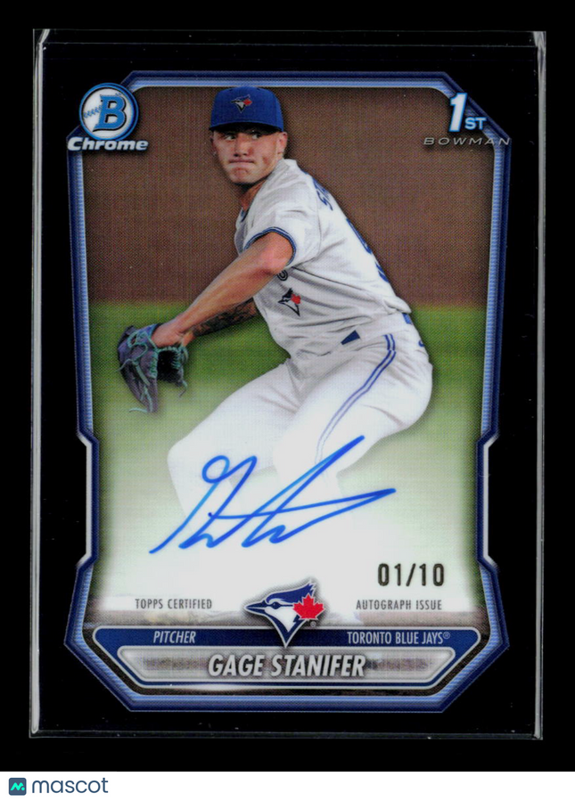 2025 Bowman Chrome Gage Stanifer #CPA-GS 01/10 Auto