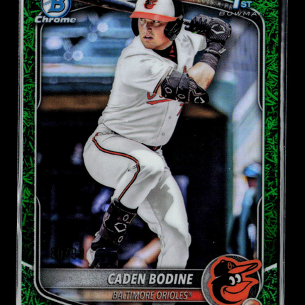 2025 Bowman Chrome Caden Bodine #BDC-63 Green Grass /99