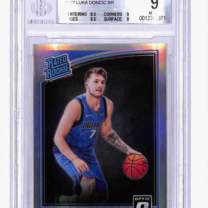 2018 Donruss Optic Luka Doncic #177 Holo BGS 9