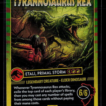 MTG Tyrannosaurus Rex - Etali, Primal Storm Secret Lair Drop Series R 1389 Foil