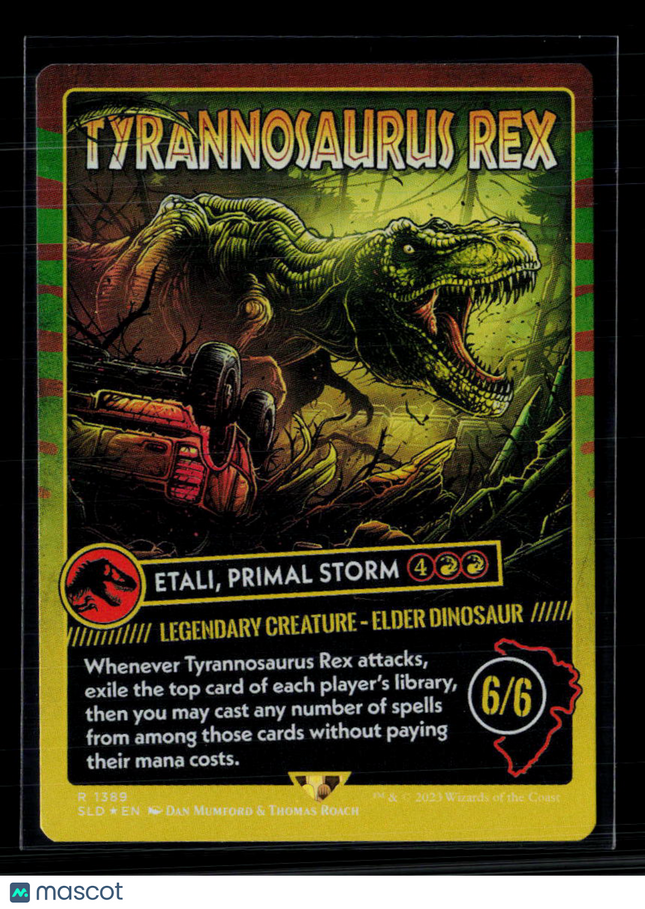 MTG Tyrannosaurus Rex - Etali, Primal Storm Secret Lair Drop Series R 1389 Foil