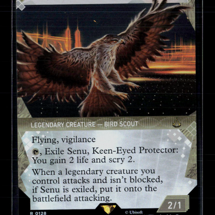 MTG Senu, Keen-Eyed Protector Universes Beyond: Assassin's Creed R 128 Foil