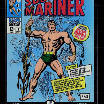 MTG Namor The Sub-Mariner (Borderless) Marvel Super Heroes M • 391 Foil