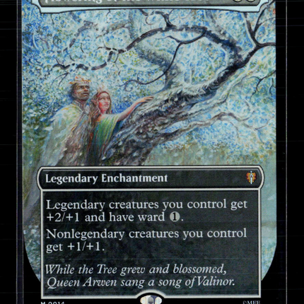 MTG Flowering of the White Tree (Borderless) The Hobbit: Eternal-Legal M 14 Foil