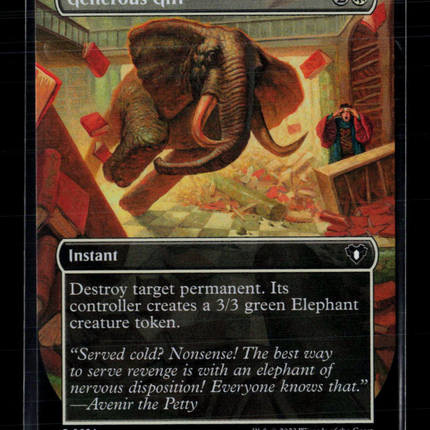 MTG Generous Gift (Borderless) Commander Masters C • 624 Foil