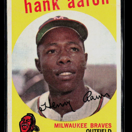 1959 Topps Hank Aaron #380